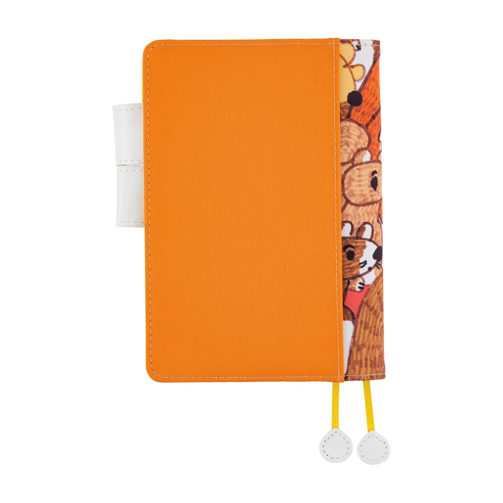 Hobonichi Techo 2026 - A6 Cover Only - 100%ORANGE: Squirrel Squadron - Image 2