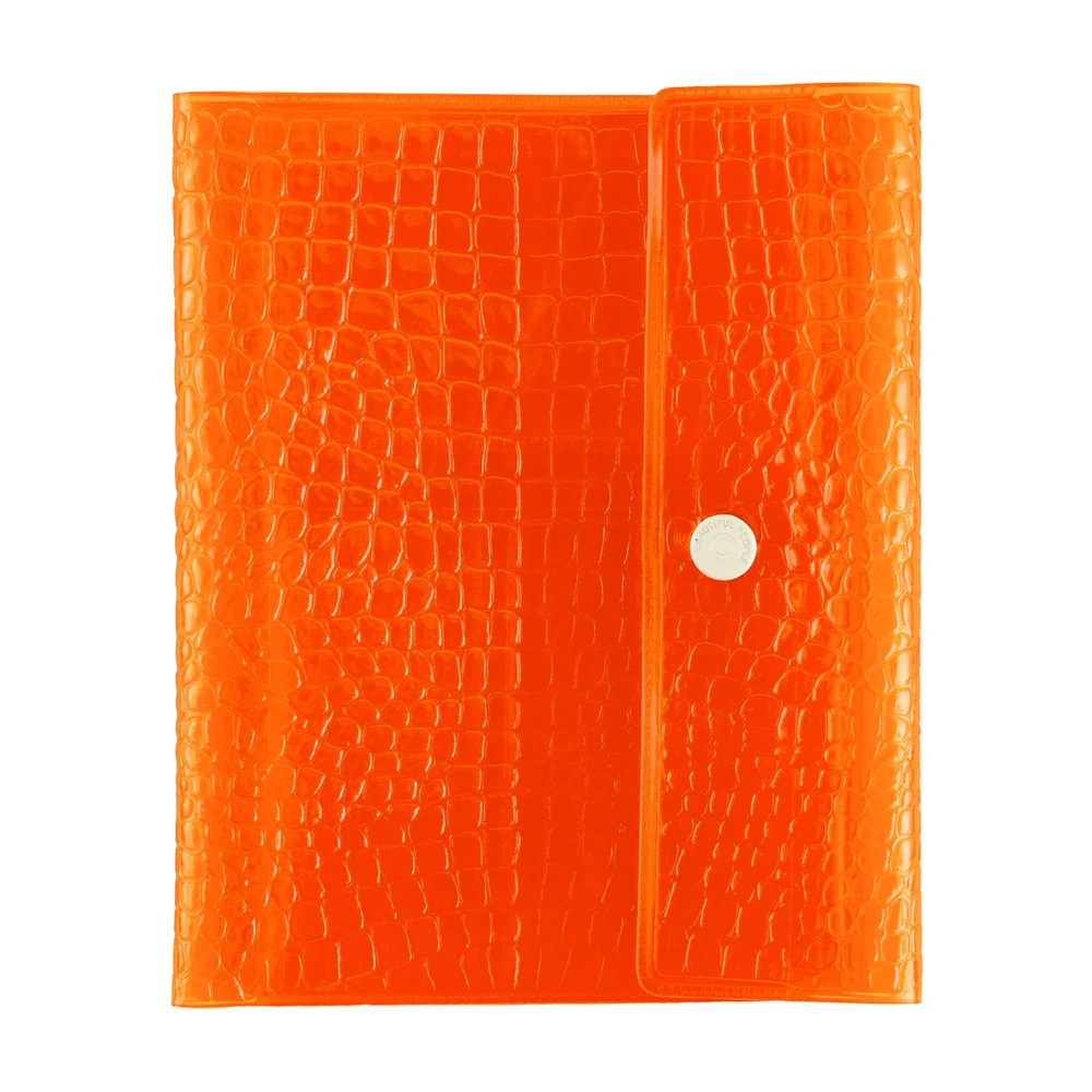 Hobonichi Techo 2026 - A6 Cover Only - beautiful people: Nothing to Hide (Orange)