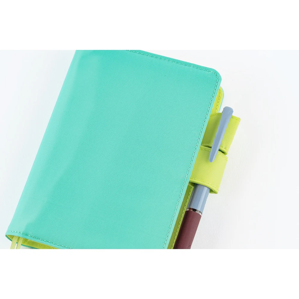 Hobonichi Techo 2026 - A6 Cover Only - Colors: Aqua Lime - Image 6