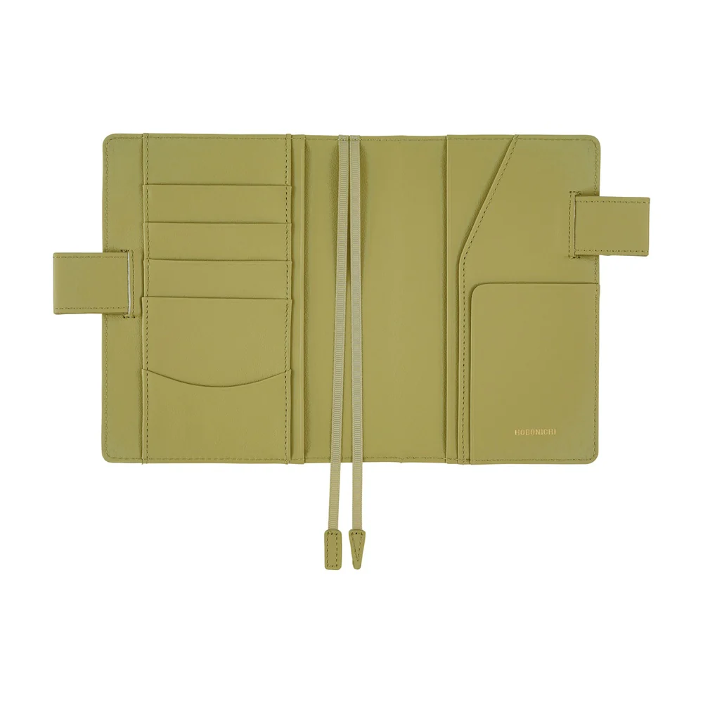 Hobonichi Techo 2026 - A6 Cover Only - Leather: Sage Green - Image 3