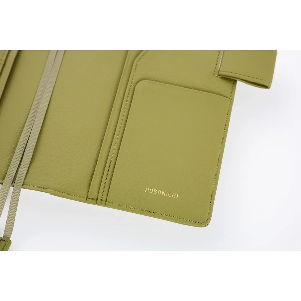 Hobonichi Techo 2026 - A6 Cover Only - Leather: Sage Green - Image 6