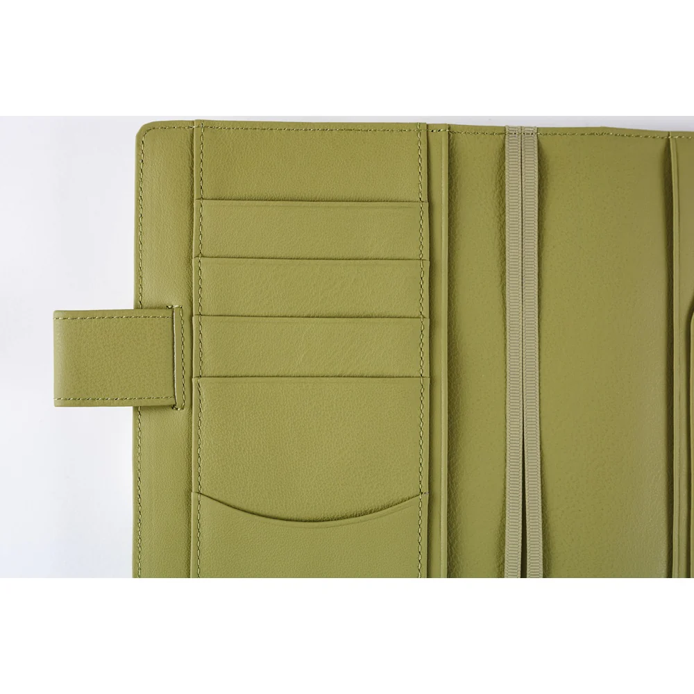 Hobonichi Techo 2026 - A6 Cover Only - Leather: Sage Green - Image 7