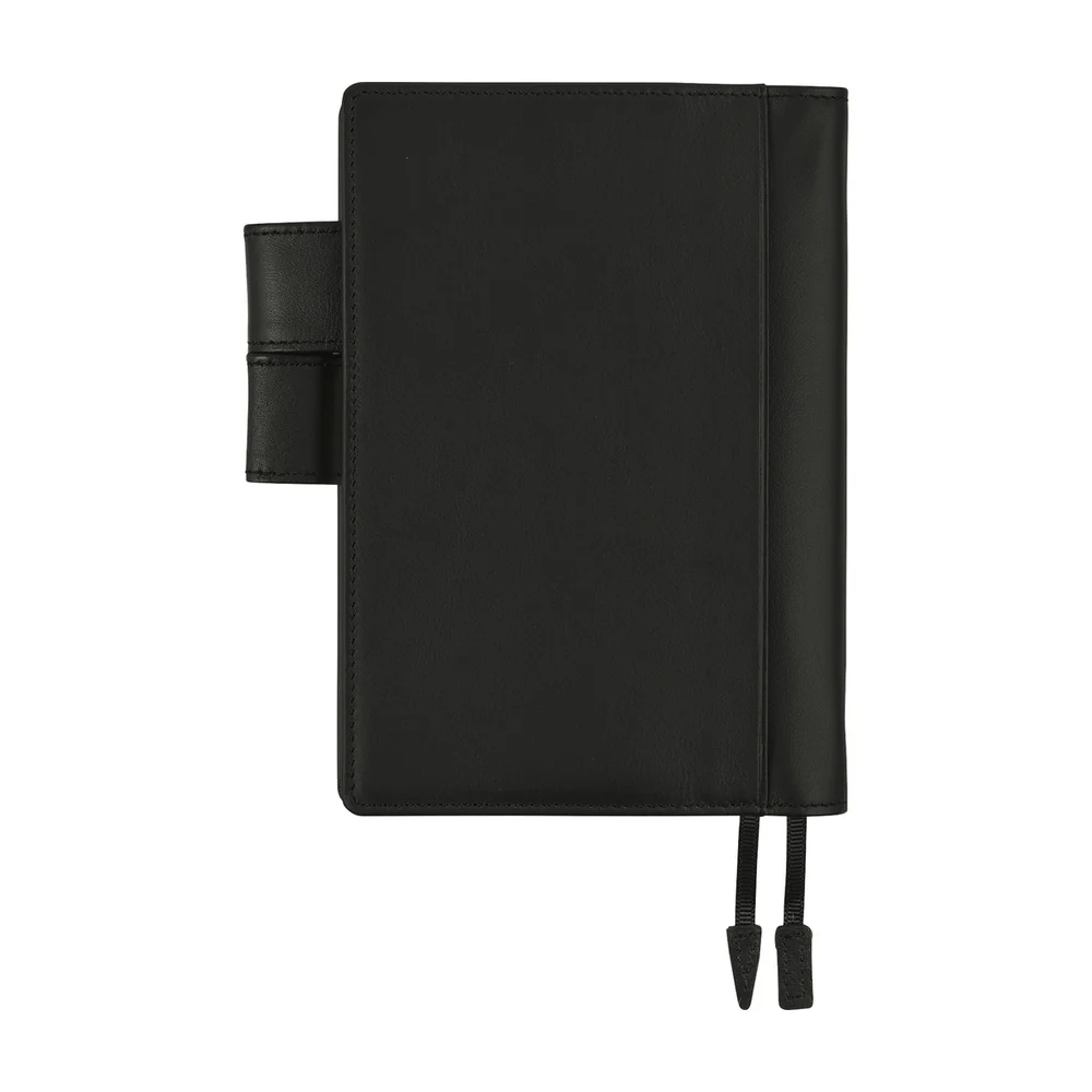 Hobonichi Techo 2026 - A6 Cover Only -  Leather: TS Basic - Black - Image 2