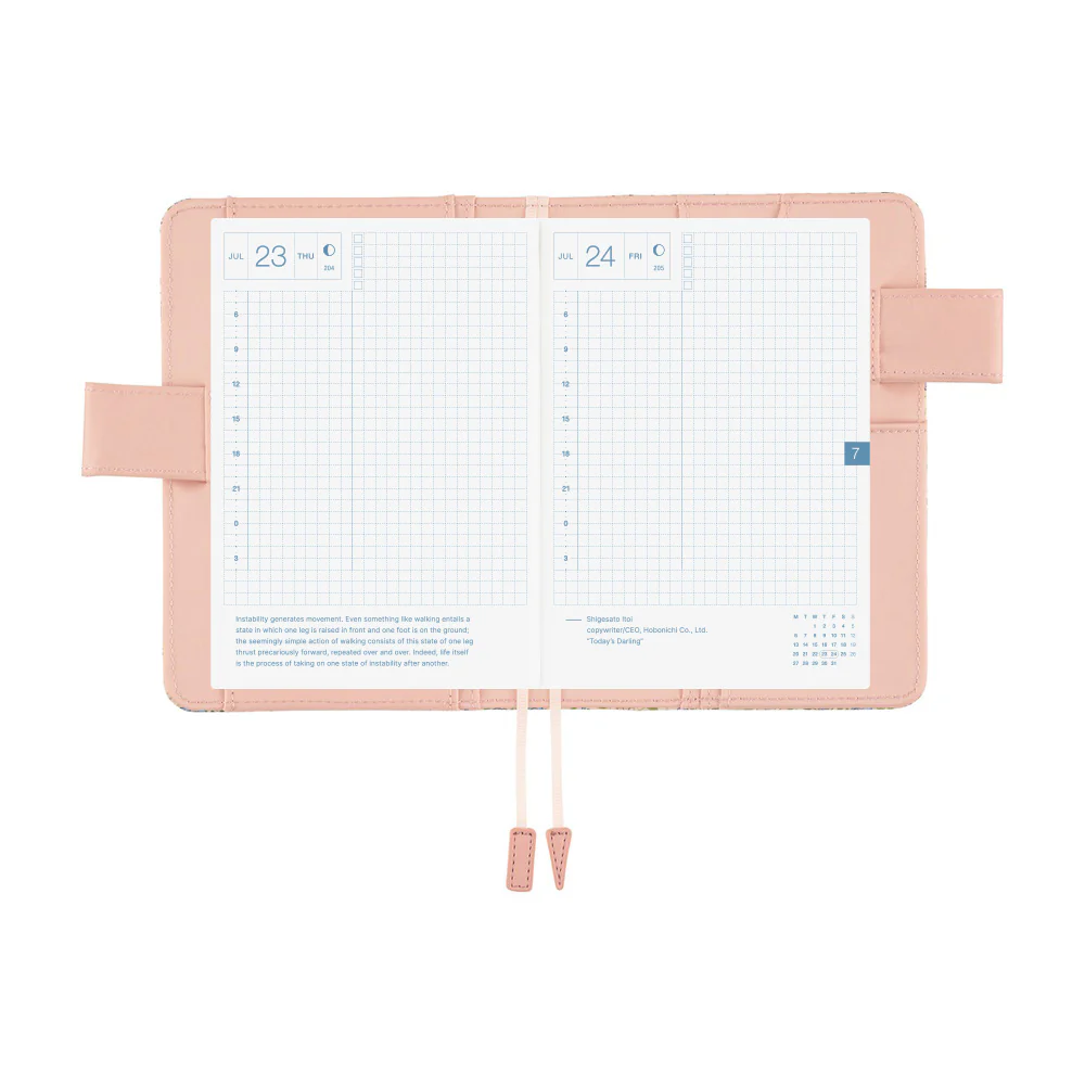 Hobonichi Techo 2026 - A6 Cover Only - Liberty Fabrics: Sasha Kiora - Image 5