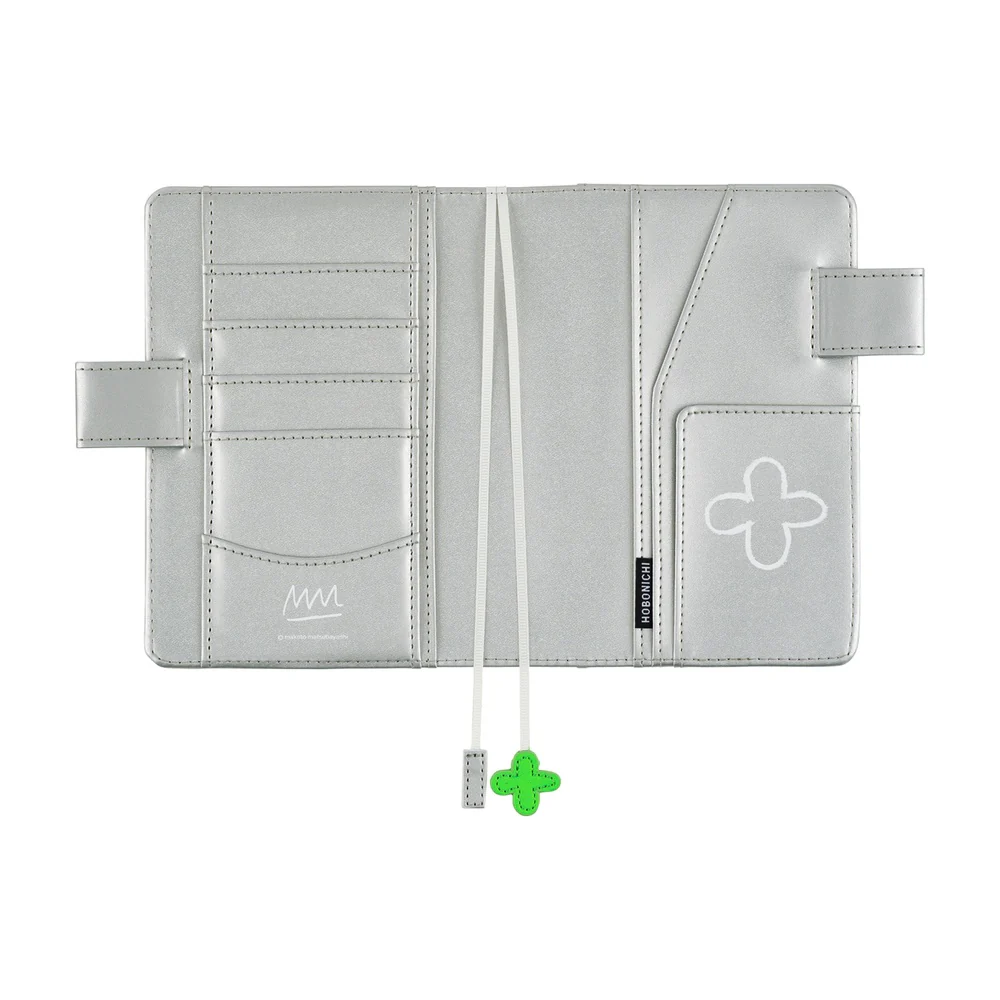 Hobonichi Techo 2026 - A6 Cover Only -Makoto Matsubayashi: Silver Flowers - Image 3