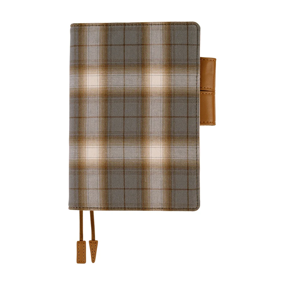 Hobonichi Techo 2026 - A6 Cover Only - Shirt Fabric: Foggy Plaid
