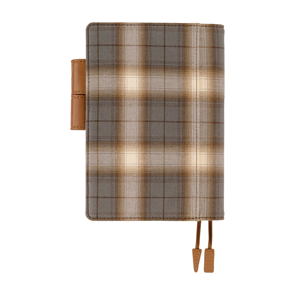 Hobonichi Techo 2026 - A6 Cover Only - Shirt Fabric: Foggy Plaid - Image 2