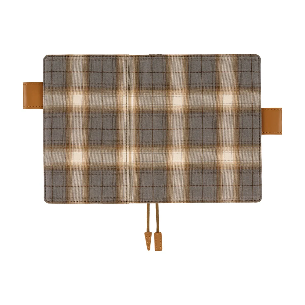 Hobonichi Techo 2026 - A6 Cover Only - Shirt Fabric: Foggy Plaid - Image 4
