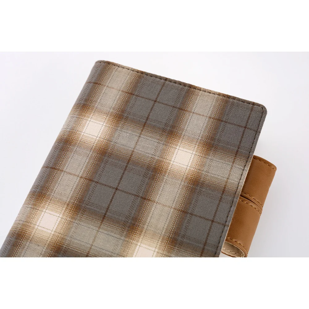 Hobonichi Techo 2026 - A6 Cover Only - Shirt Fabric: Foggy Plaid - Image 5