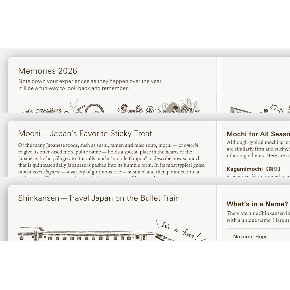 Hobonichi Techo 2026 - A6 English Planner Book - 2026 January start (Monday start) - Image 8
