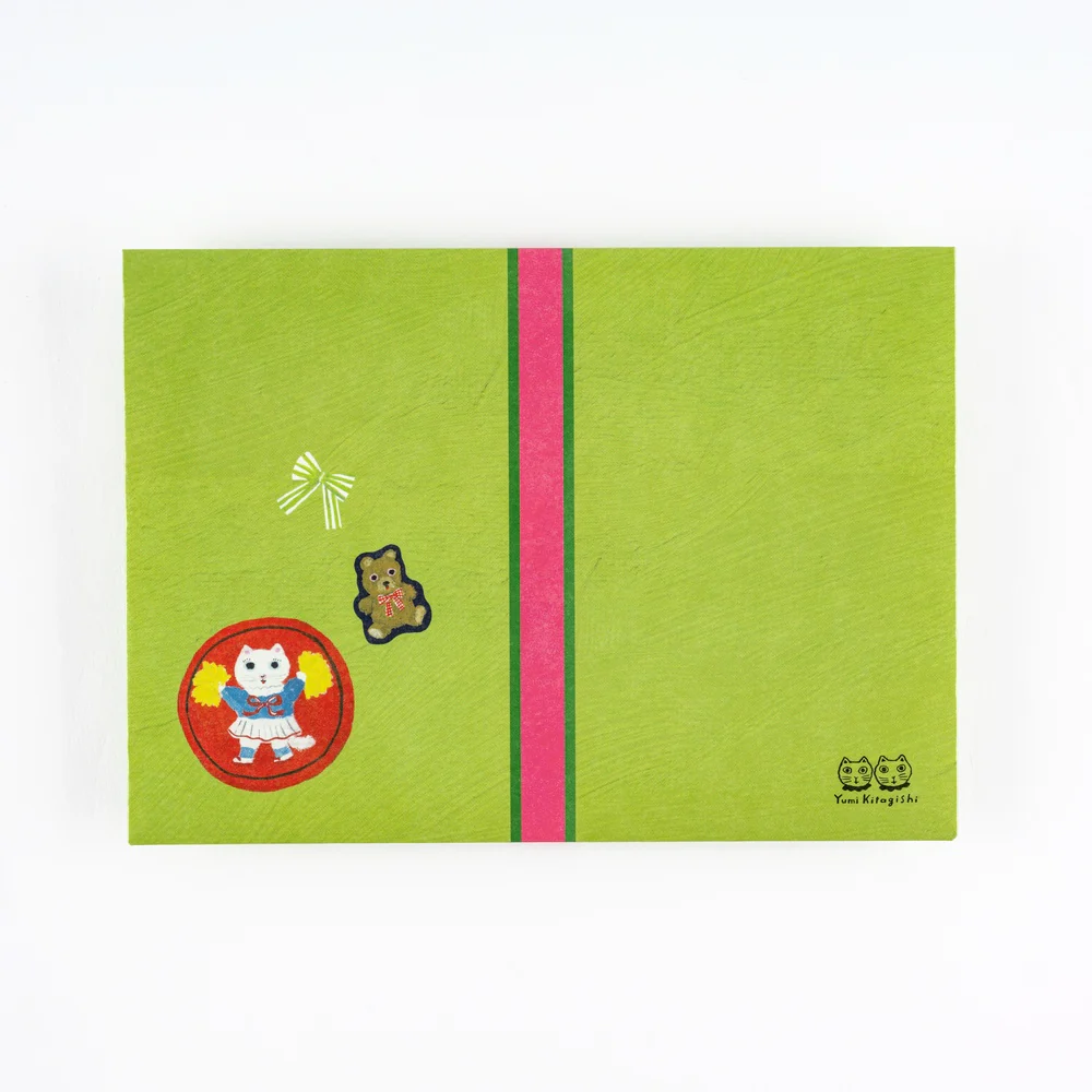 Hobonichi Techo 2026 - Accessory - Mini Folder - Yumi Kitagishi: White Cat - Image 2