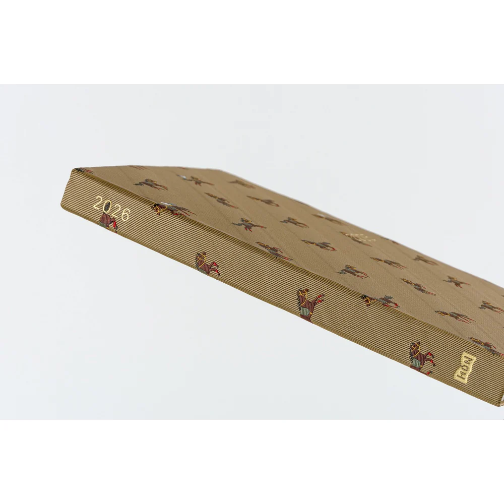 Hobonichi Techo 2026 - Cousin A5 HON Planner Book - Bow & Tie: Galloping Horses - English/January Start/Monday Start - Image 10