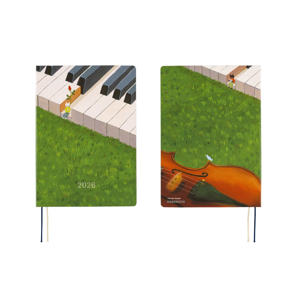 Hobonichi Techo 2026 - Cousin A5 HON Planner Book - Hiroko Kubota: Waiting on the Chord - English/January Start/Monday Start - Image 12