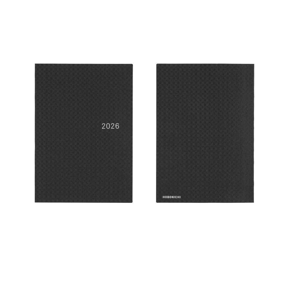 Hobonichi Techo 2026 -  Cousin A5 HON Planner Book - Paper Series: Black Gingham - English/January Start/Monday Start - Image 10