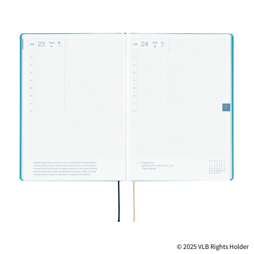 Hobonichi Techo 2026 - Cousin A5 HON Planner Book - Virginia Lee Burton: The Little House - English/January Start/Monday Start - Image 5