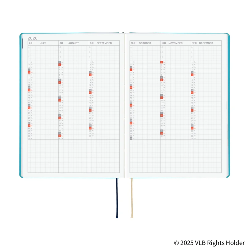 Hobonichi Techo 2026 - Cousin A5 HON Planner Book - Virginia Lee Burton: The Little House - English/January Start/Monday Start - Image 6