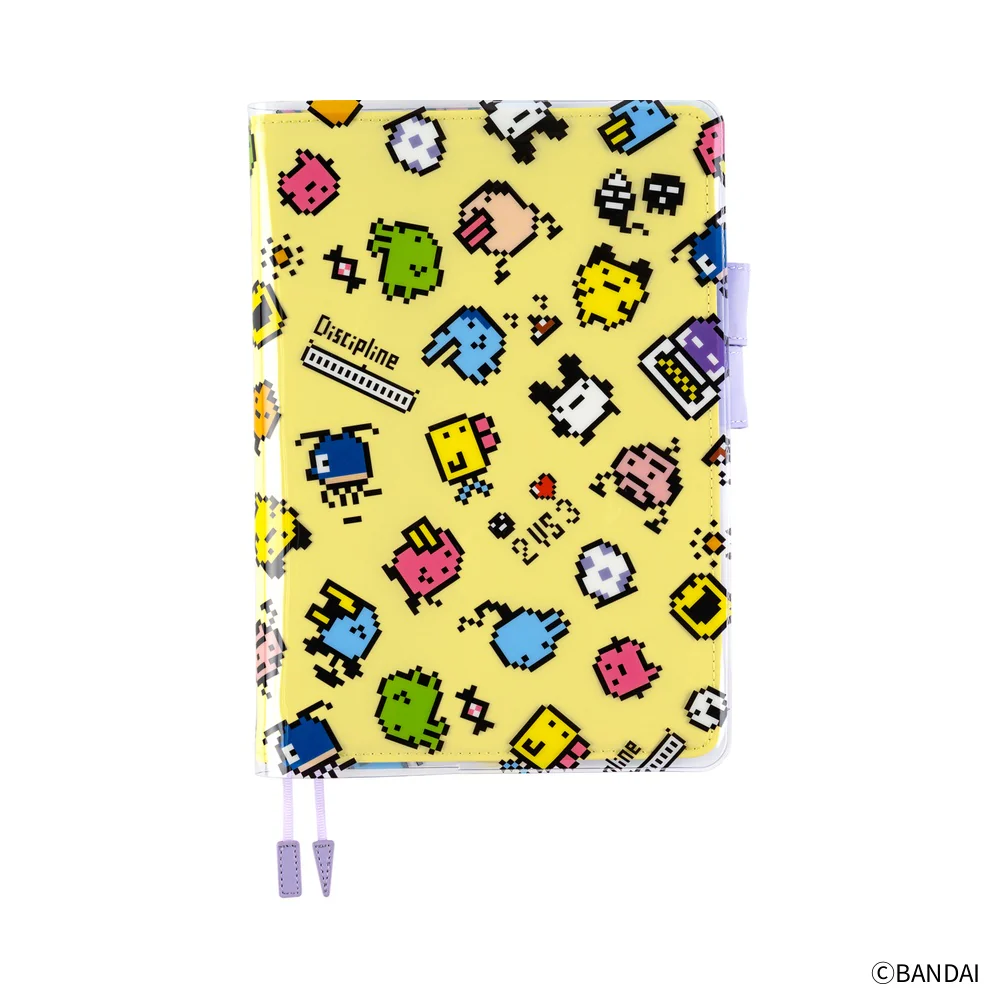 Hobonichi Techo 2026 – Cover on Cover for A5 Size - Colourful Tamagotchi - Image 4