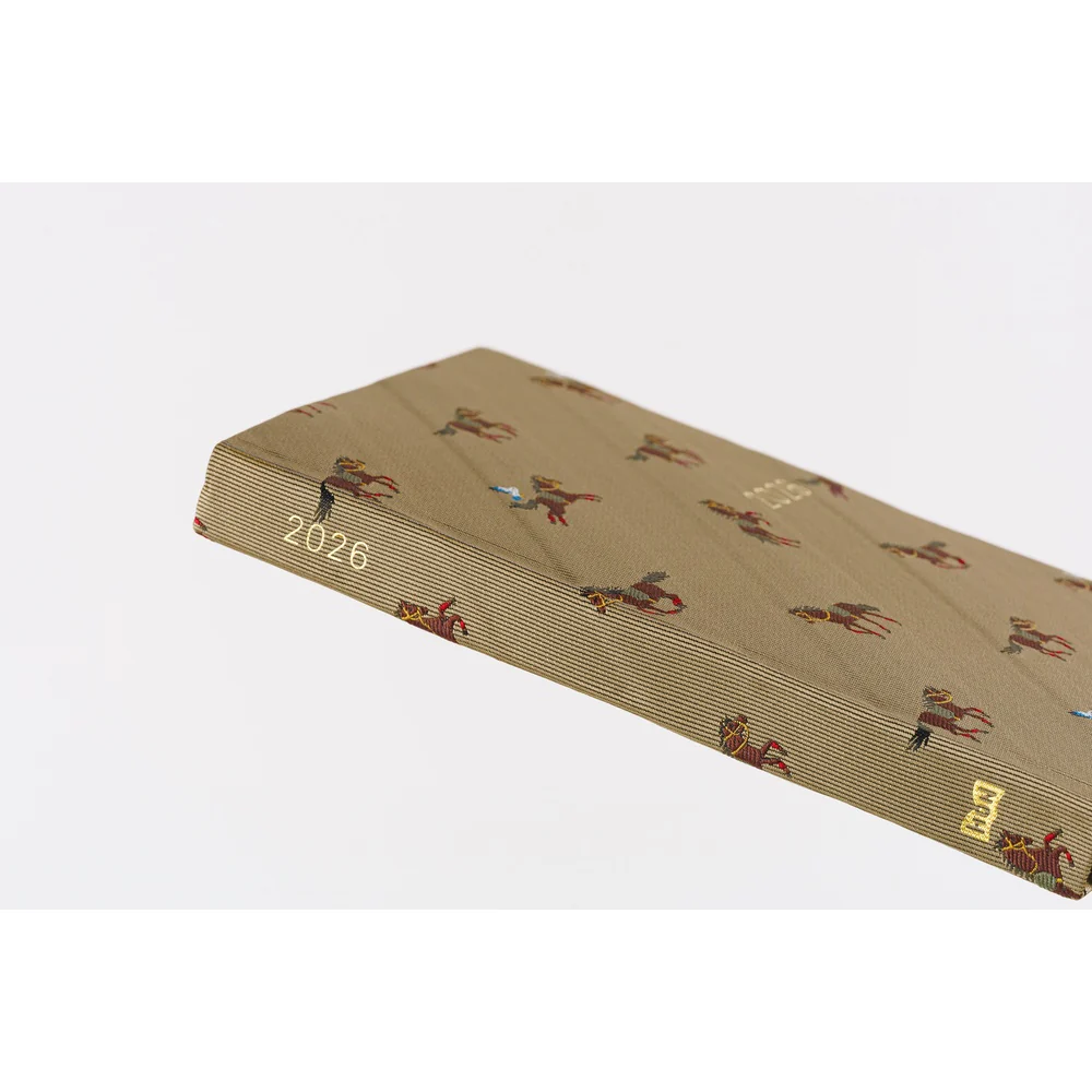 Hobonichi Techo 2026 -  Original (A6) HON Planner Book - Bow & Tie: Galloping Horses - English/January Start/Monday Start - Image 8