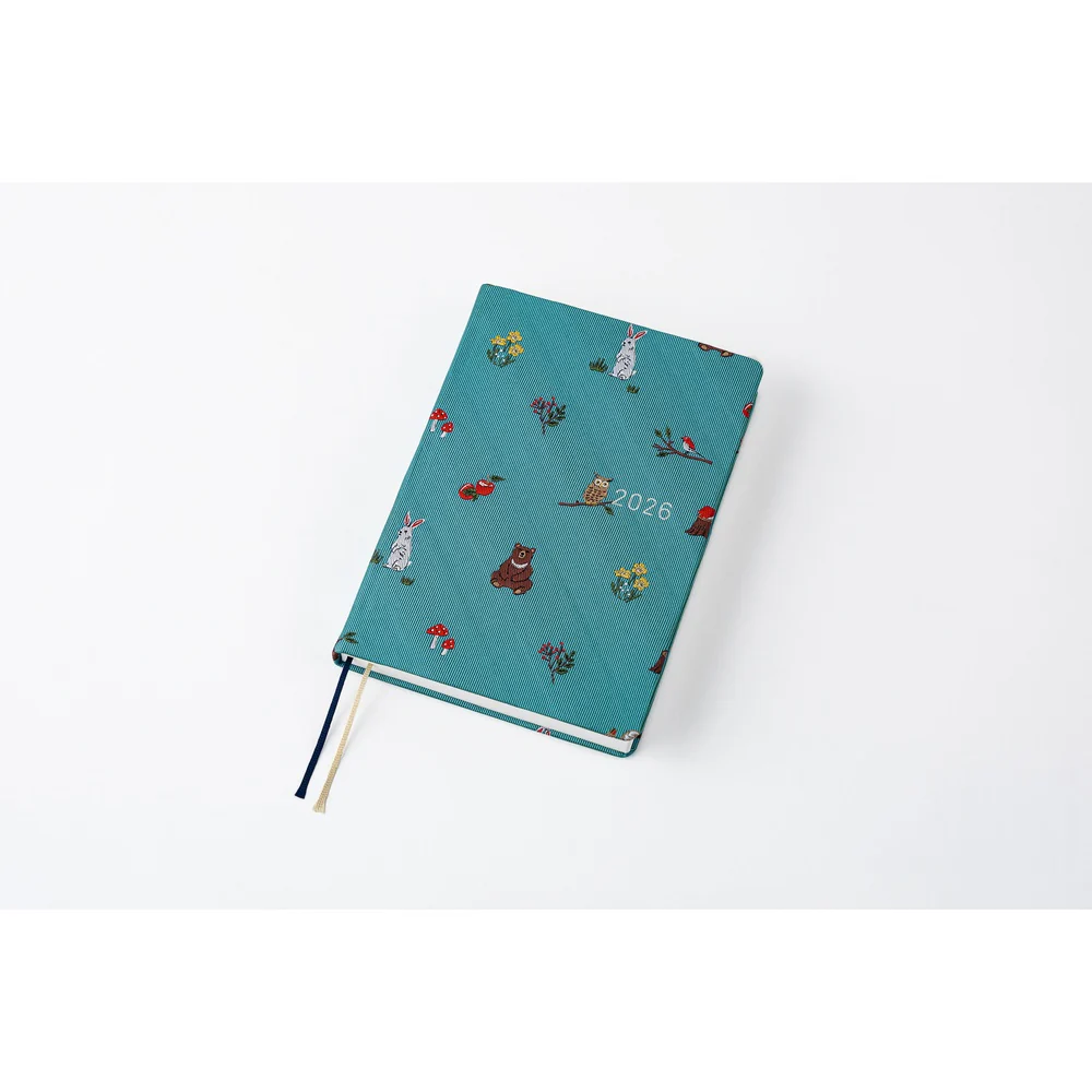 Hobonichi Techo 2026 -  Original (A6) HON Planner Book - Bow & Tie: In the Forest - English/January Start/Monday Start - Image 8