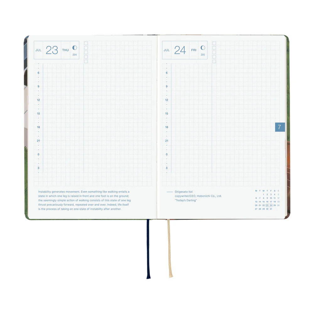 Hobonichi Techo 2026 - Original (A6) HON Planner Book - Hiroko Kubota: Waiting on the Chord - English/January Start/Monday Start - Image 5