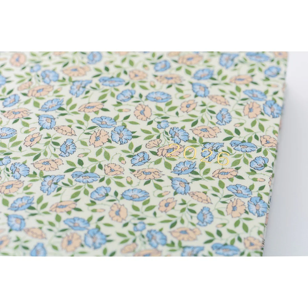 Hobonichi Techo 2026 -  Original (A6) HON Planner Book - Liberty Fabrics: Sasha Kiora - English/January Start/Monday Start - Image 7