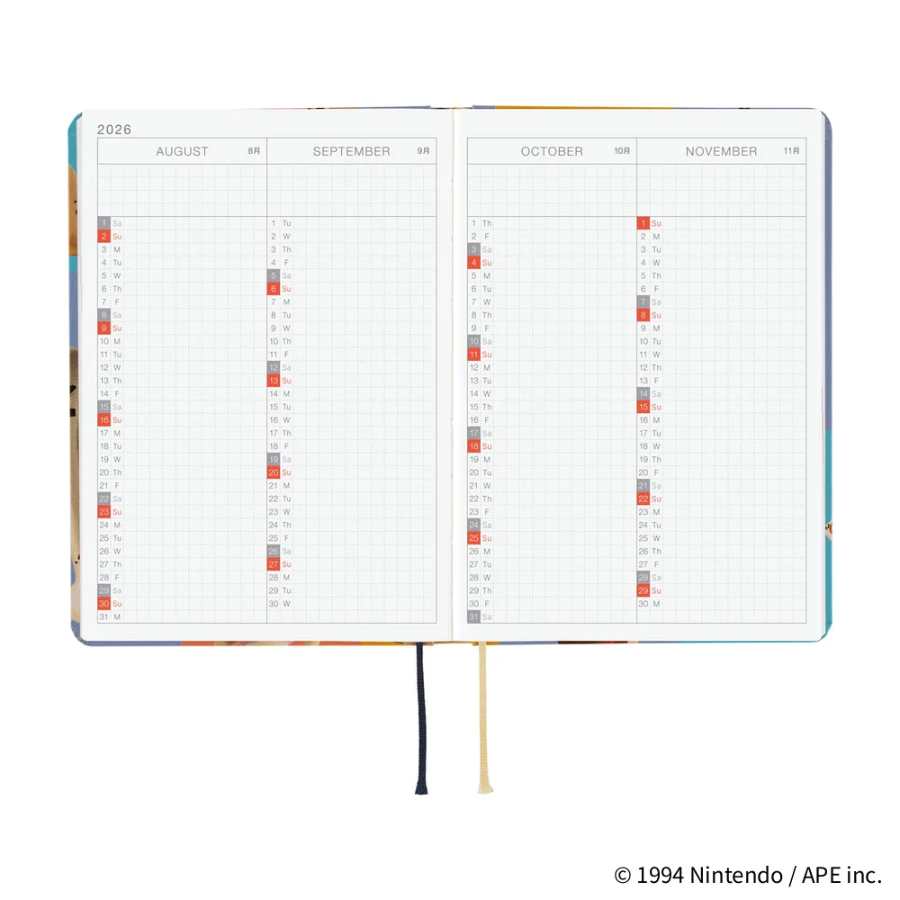 Hobonichi Techo 2026 -  Original (A6) HON Planner Book - MOTHER: Clay Figurines - English/January Start/Monday Start - Image 6