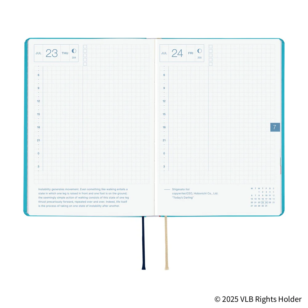 Hobonichi Techo 2026 - Original (A6) HON Planner Book - Virginia Lee Burton: The Little House - English/January Start/Monday Start - Image 5