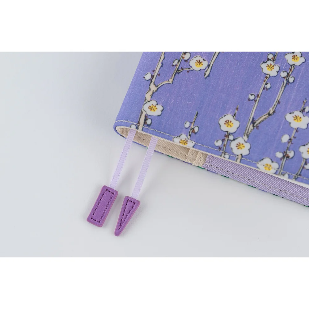 Hobonichi Techo 2026 Spring Edition - A6 Cover Only - Unsodo: Bijutsukai (Plum and Dianthus) - Image 8