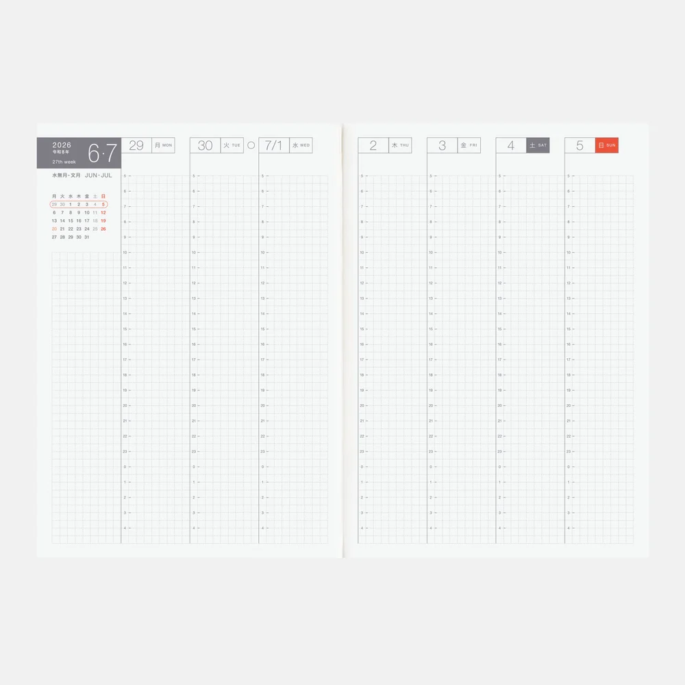 Hobonichi Techo 2026 Spring Edition - Japanese Original Book [A6 size/Daily/Apr
start/Mon start] - Image 6