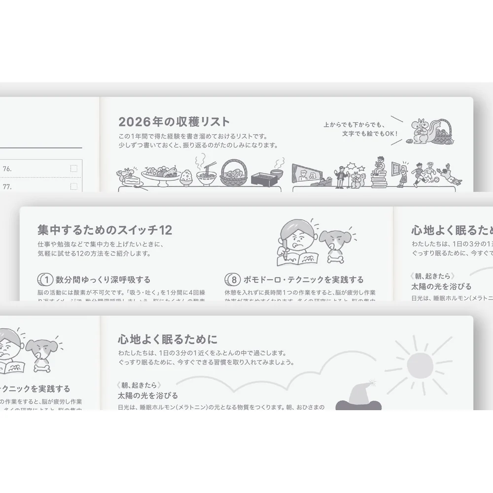 Hobonichi Techo 2026 Spring Edition - Japanese Original Book [A6 size/Daily/Apr
start/Mon start] - Image 9
