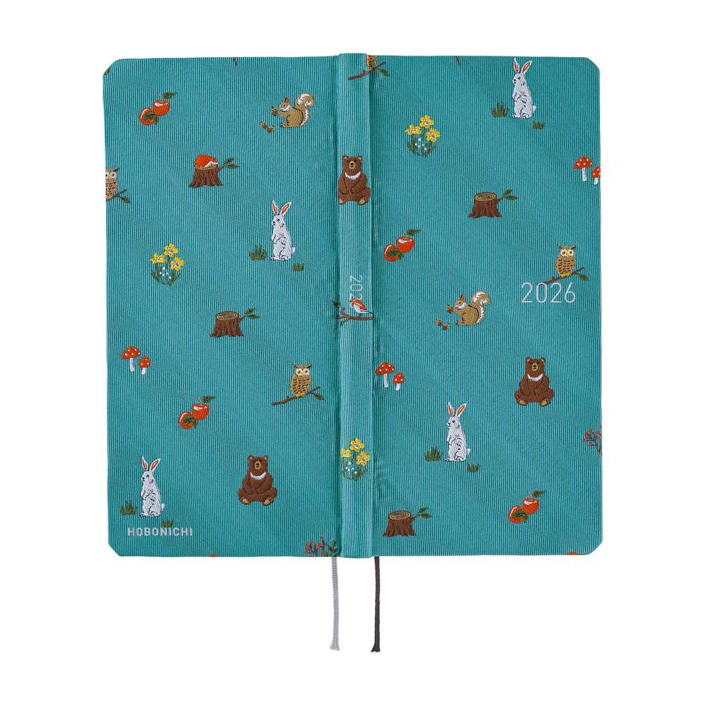 Hobonichi Techo 2026 Spring Edition - Weeks/Wallet Planner Book
- Bow & Tie: In the Forest - Image 6