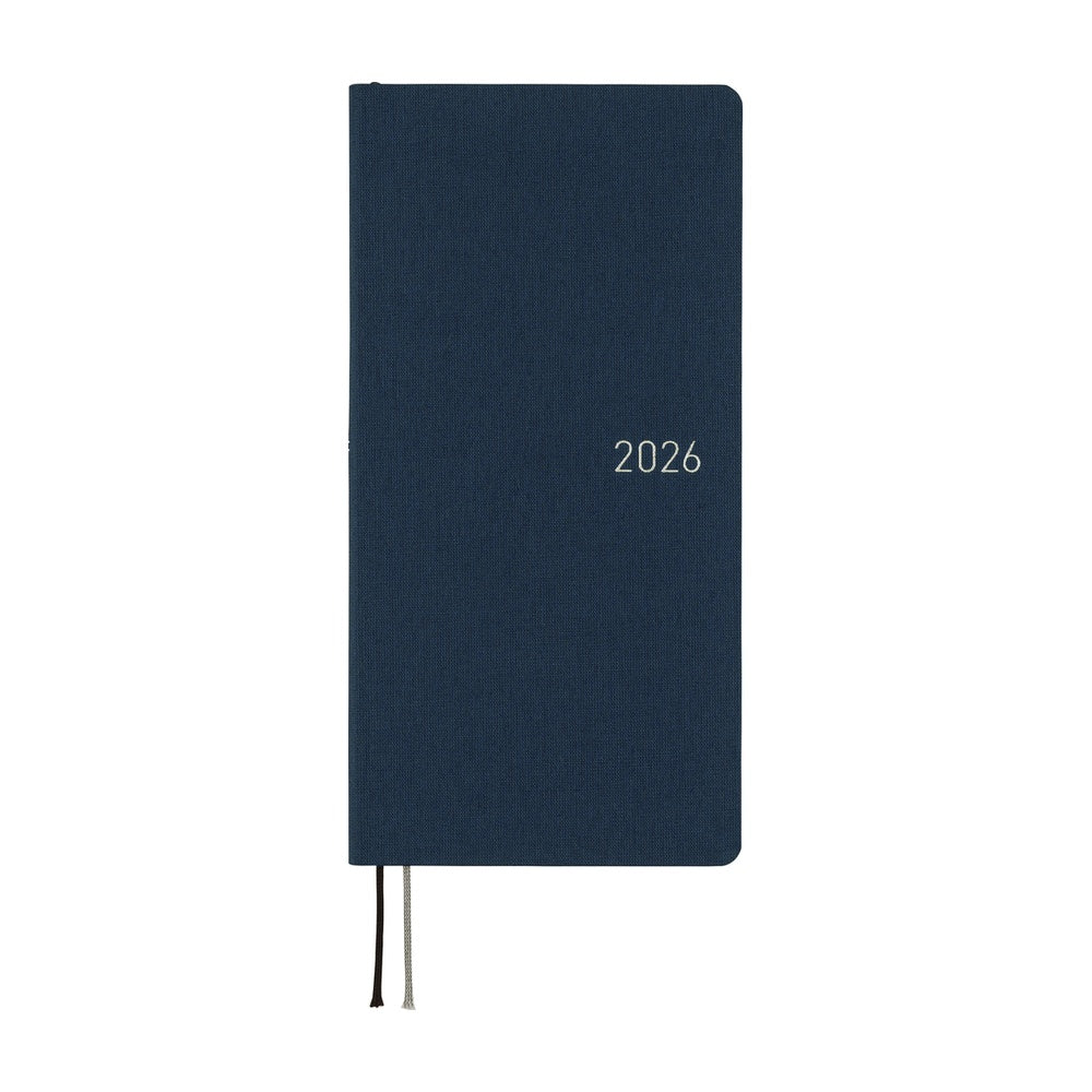 Hobonichi Techo 2026 Spring Edition - Weeks/Wallet Planner Book
 - Colours: Cosmo Blue