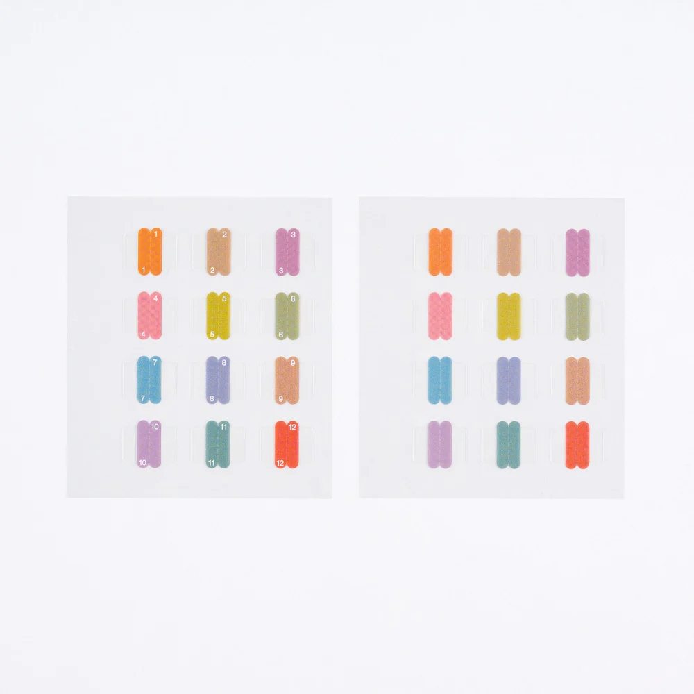 Hobonichi Techo 2026 - TSUKI no IRO Index Stickers - Image 4