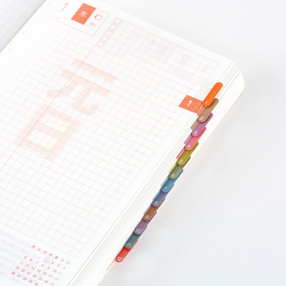 Hobonichi Techo 2026 - TSUKI no IRO Index Stickers - Image 8
