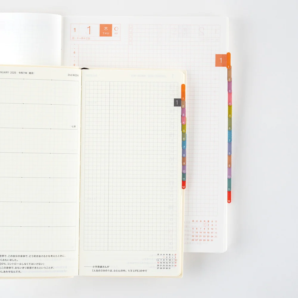 Hobonichi Techo 2026 - TSUKI no IRO Index Stickers - Image 9