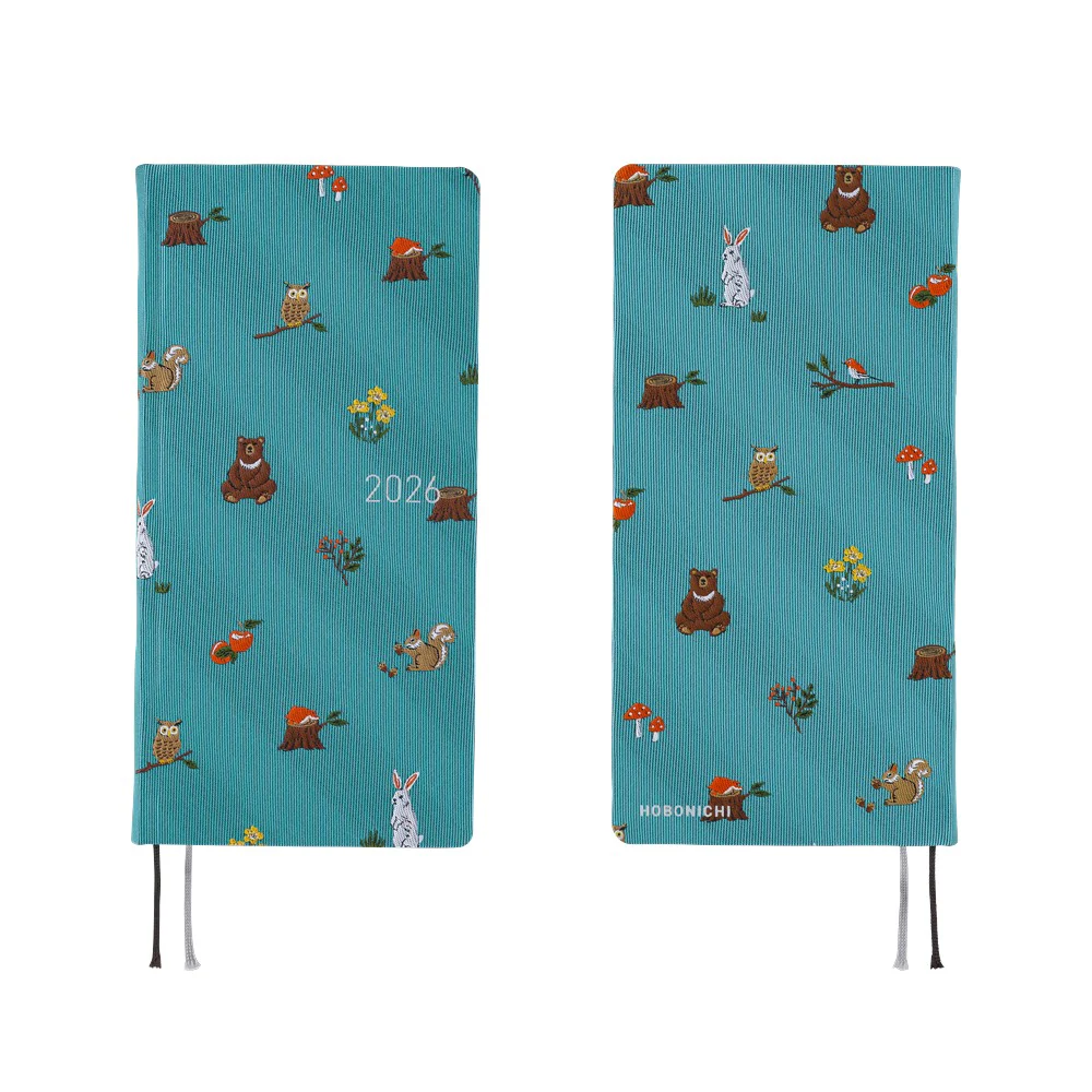 Hobonichi Techo 2026 - Weeks MEGA Planner Book - Bow & Tie: In the Forest [English/Jan Start] - Image 10