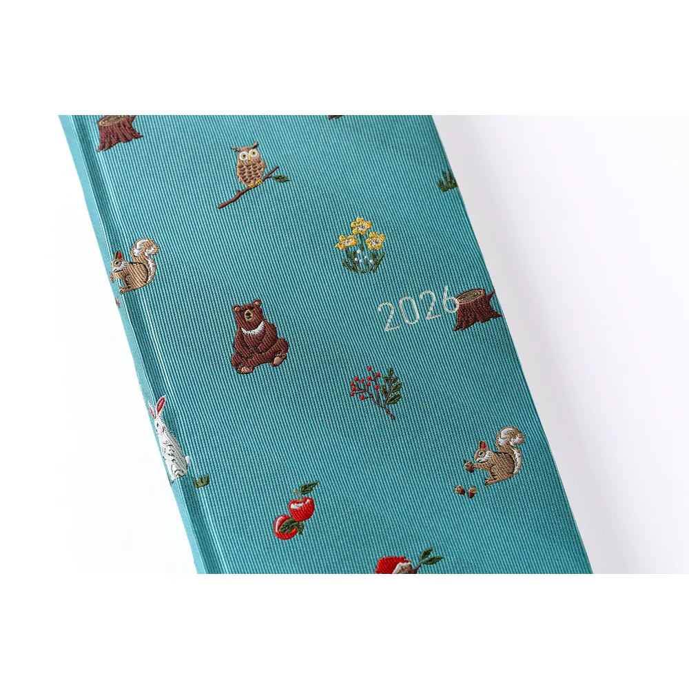 Hobonichi Techo 2026 - Weeks MEGA Planner Book - Bow & Tie: In the Forest [English/Jan Start] - Image 3