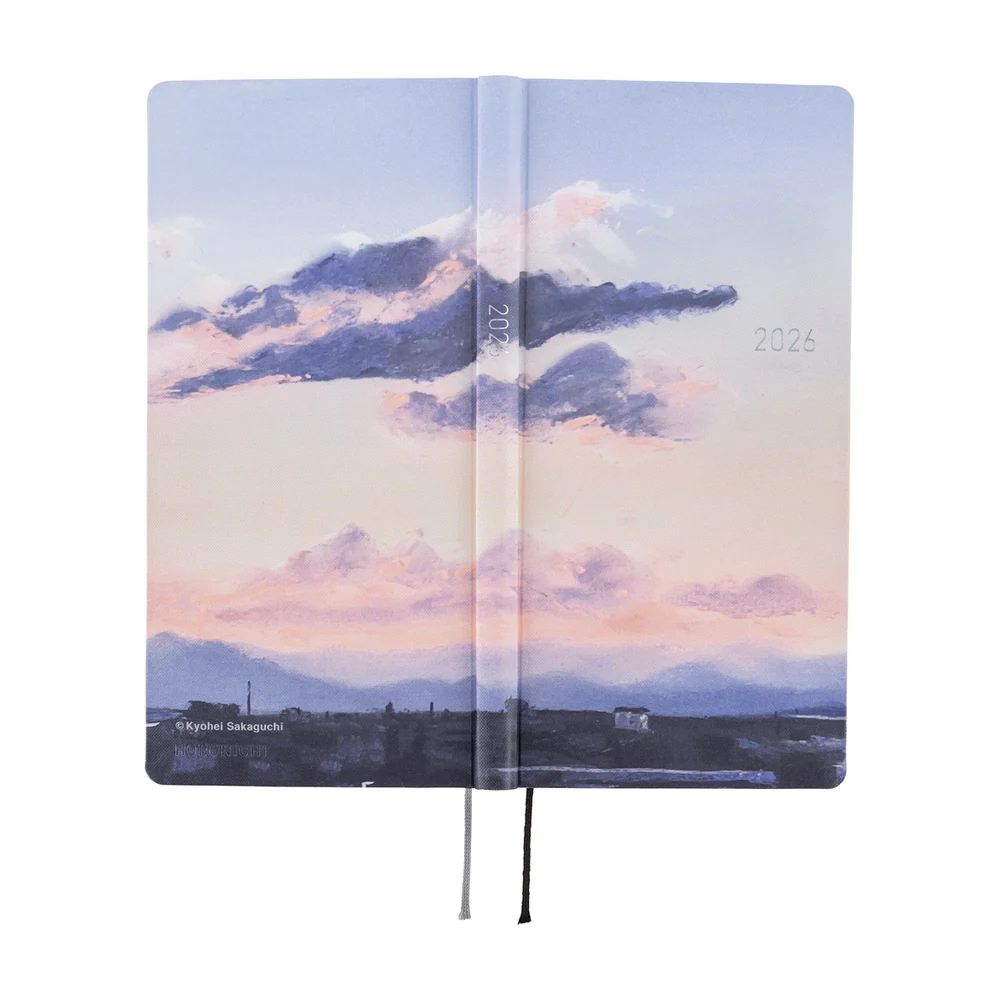 Hobonichi Techo 2026 - Weeks/Wallet Planner Book - Kyohei Sakaguchi: En Route to Kumamoto Port at Dawn  [English/Tall & Slim/Jan Start] - Image 3