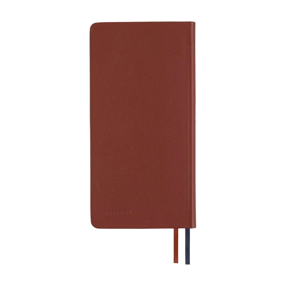 Hobonichi Techo 2026 - Weeks/Wallet Planner Book - Leather: Wine Brown [English/Tall & Slim/Jan Start] - Image 2