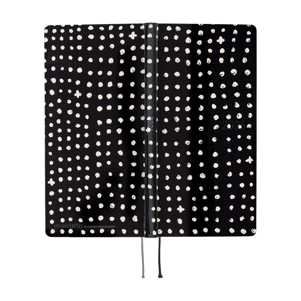 Hobonichi Techo 2026 - Weeks/Wallet Planner Book - Makoto Matsubayashi: Dot [English/Tall & Slim/Jan Start] - Image 3