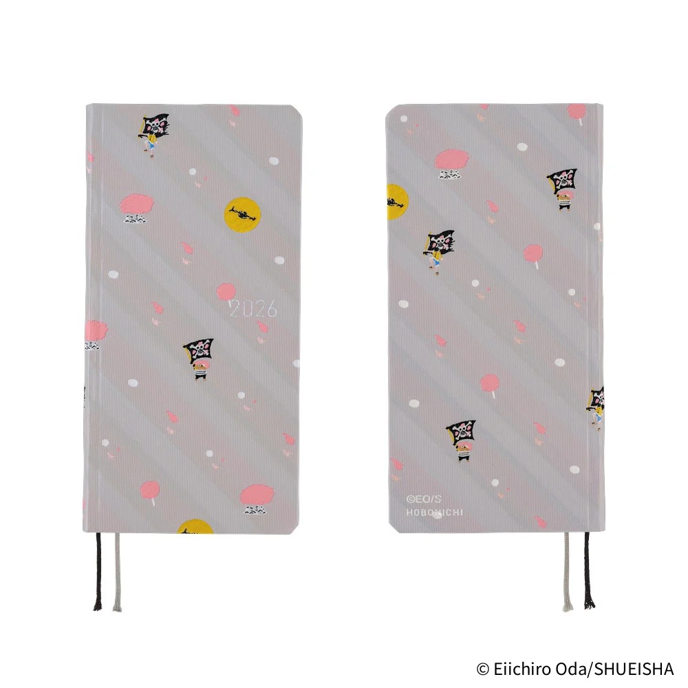 Hobonichi Techo 2026 - Weeks/Wallet Planner Book - ONE PIECE magazine: Hiriluk’s Cherry Blossoms [English/Tall & Slim/Jan Start]