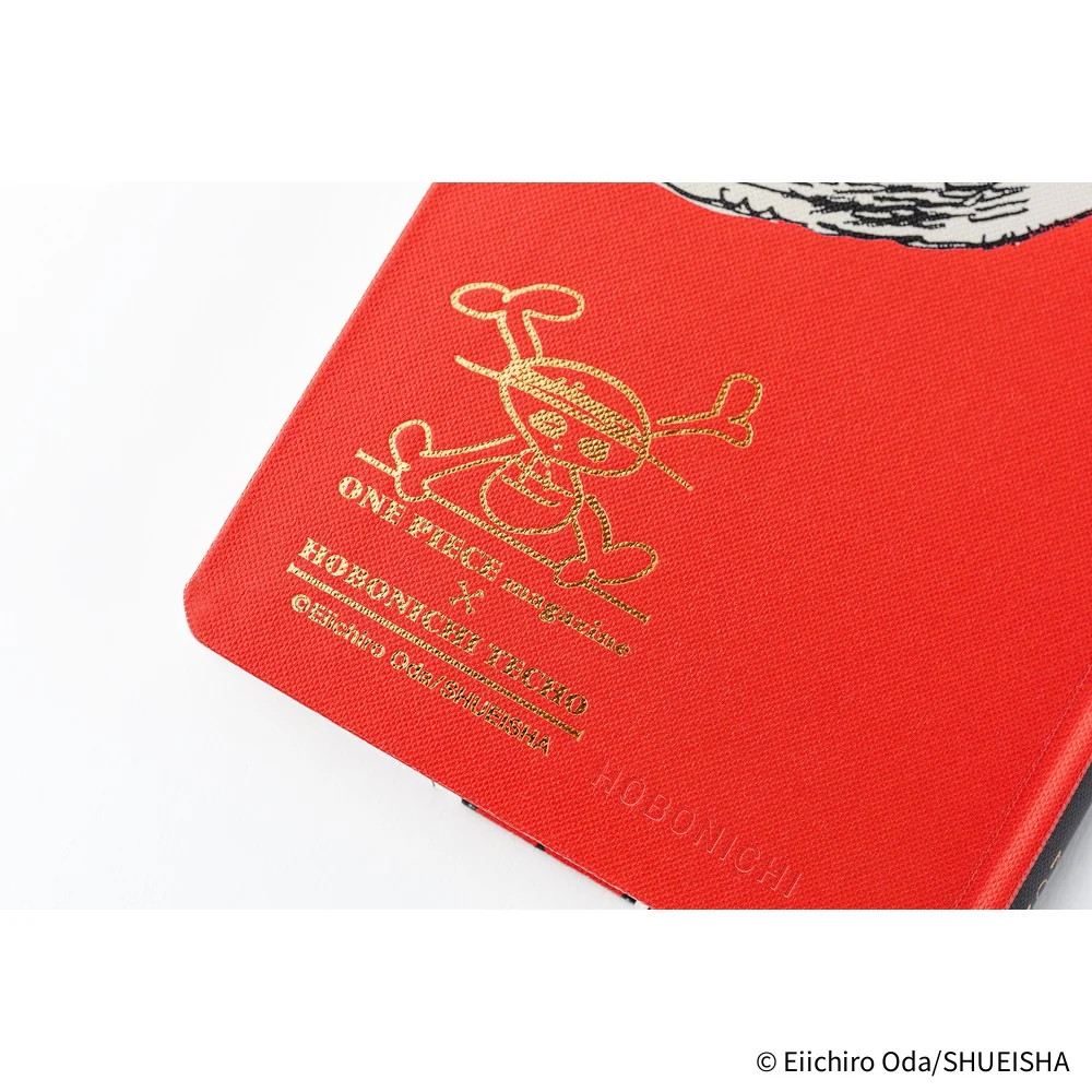 Hobonichi Techo 2026 - Weeks/Wallet Planner Book - ONE PIECE magazine: Straw Hat Luffy (Red) [English/Tall & Slim/Jan Start] - Image 4