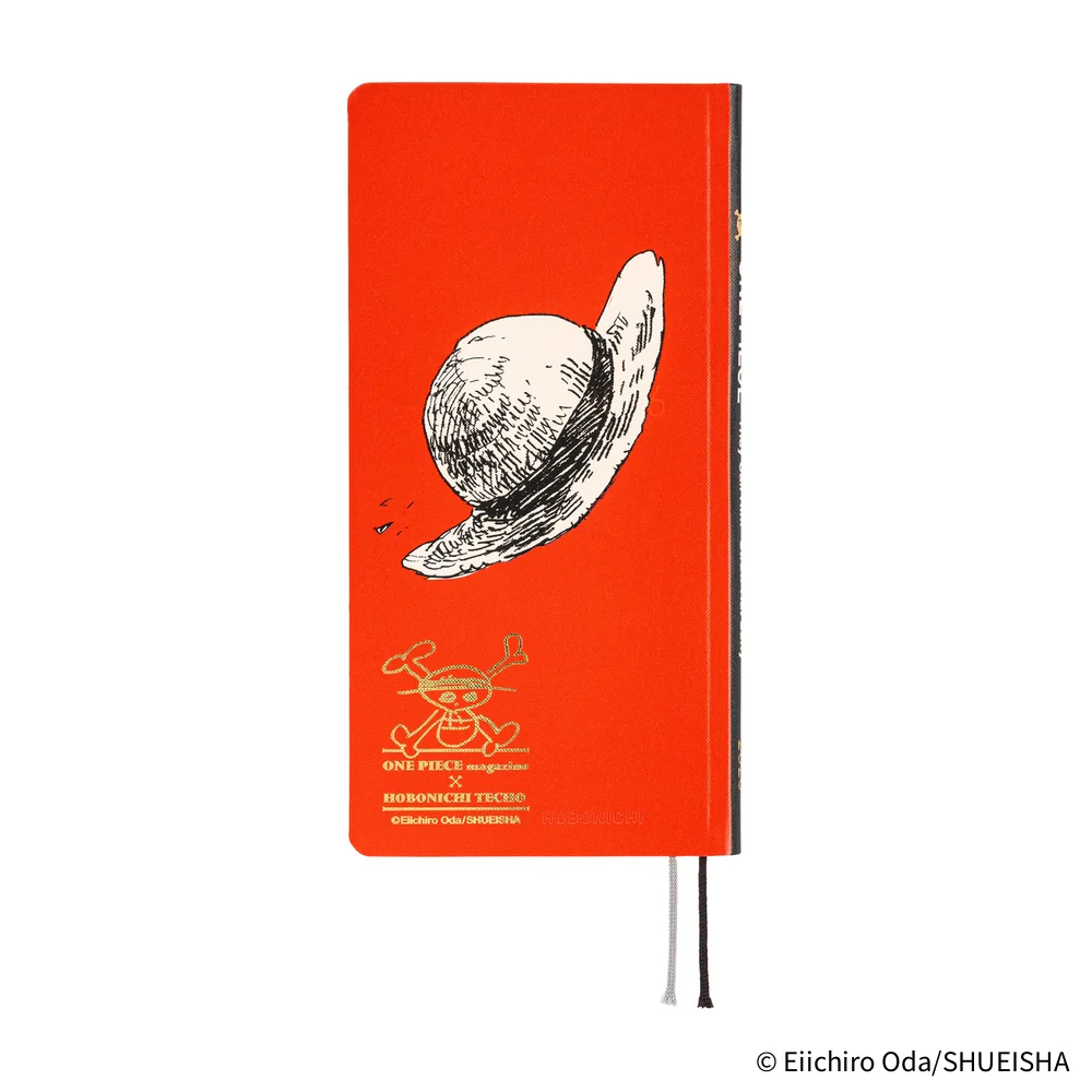 Hobonichi Techo 2026 - Weeks/Wallet Planner Book - ONE PIECE magazine: Straw Hat Luffy (Red) [English/Tall & Slim/Jan Start] - Image 7