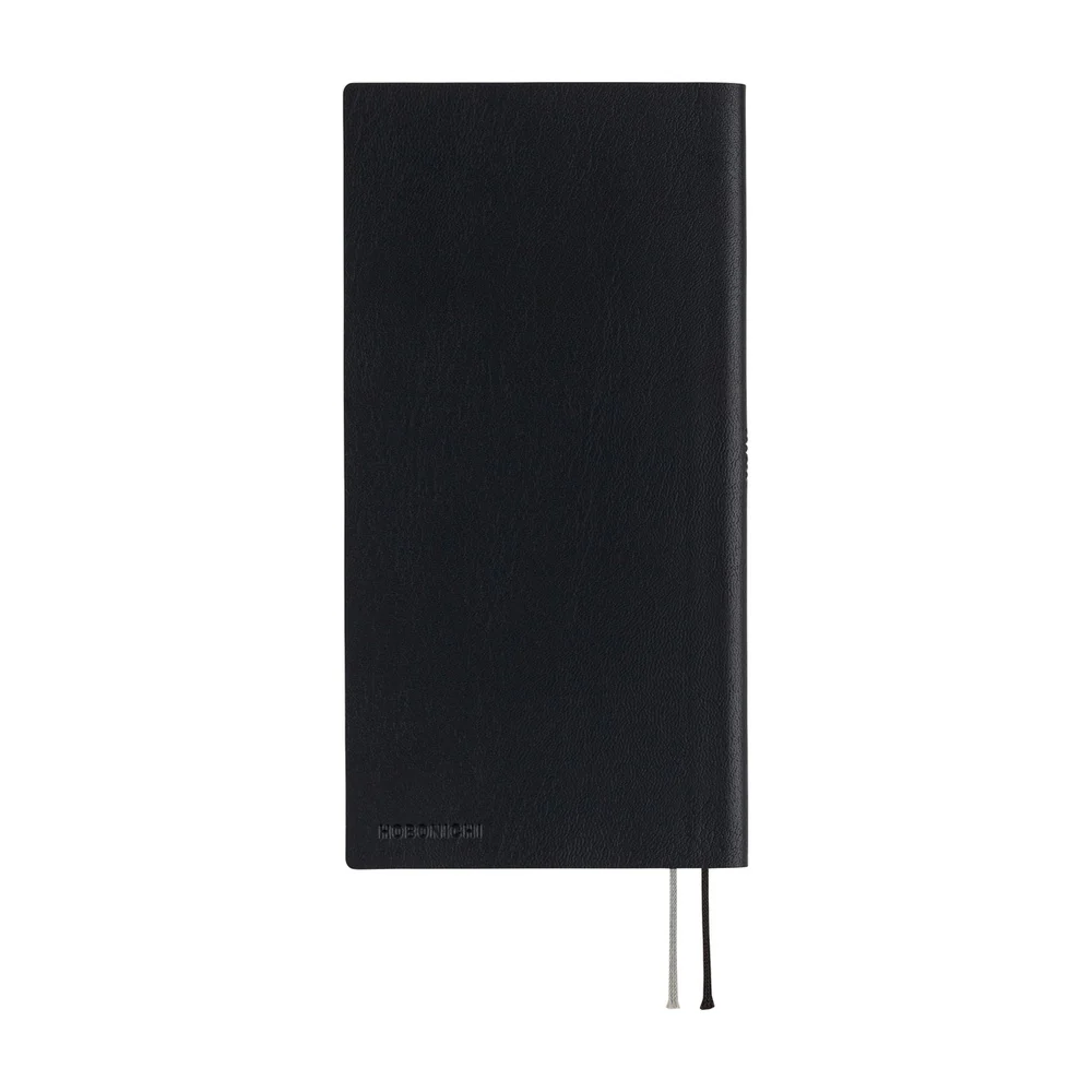 Hobonichi Techo 2026 - Weeks/Wallet Planner Book - White Line: Black [ENG/Tall & Slim/Jan Start] - Image 2