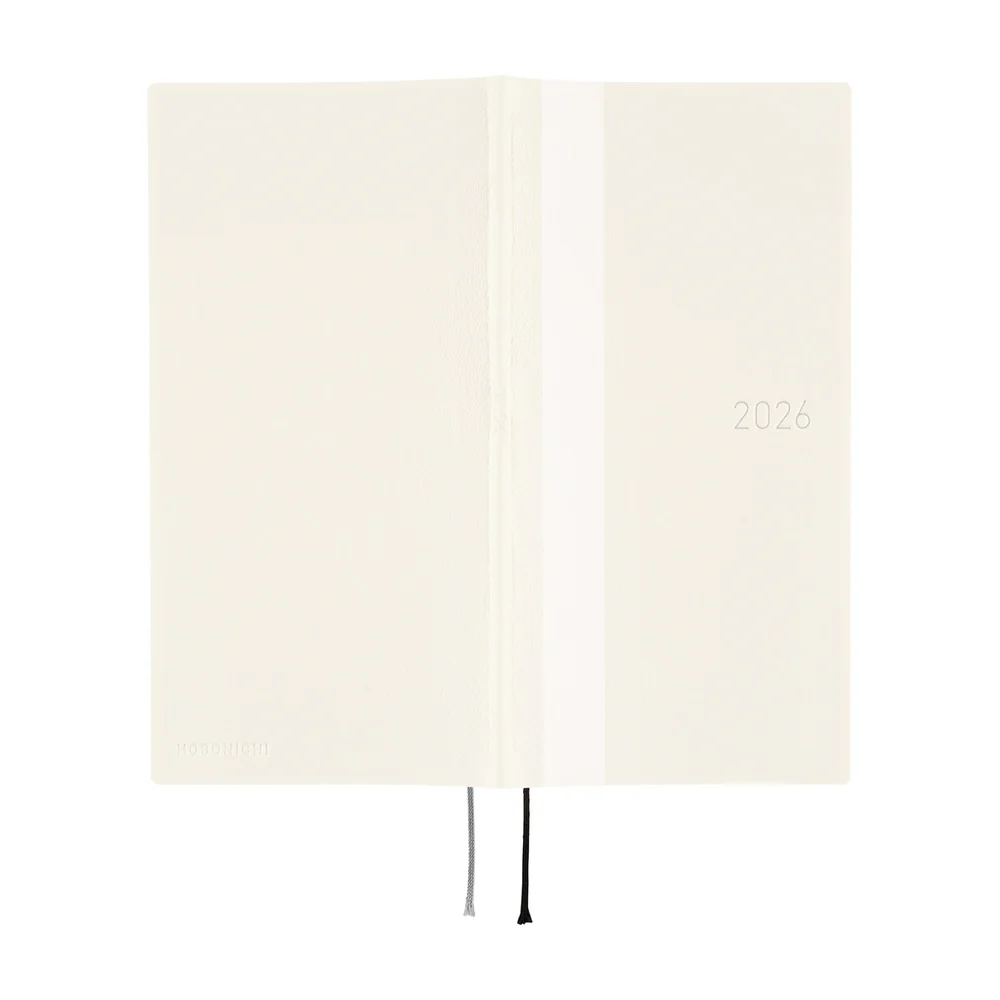 Hobonichi Techo 2026 - Weeks/Wallet Planner Book - White Line: Ivory (English/Monday Start/January Start) - Image 3