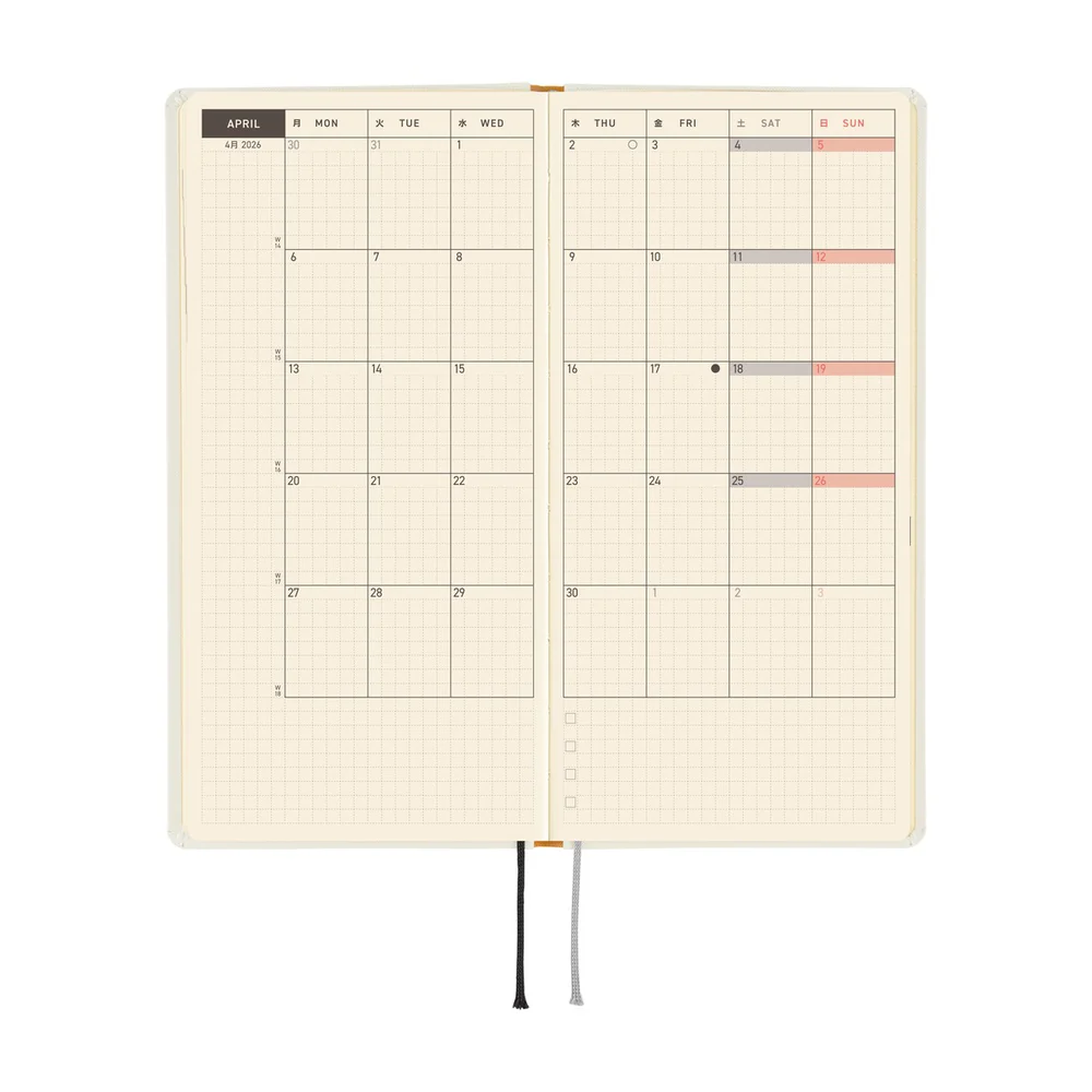 Hobonichi Techo 2026 - Weeks/Wallet Planner Book - Yuichi Inoue: Amenimo Makezu [English/Tall & Slim/Jan Start] - Image 4