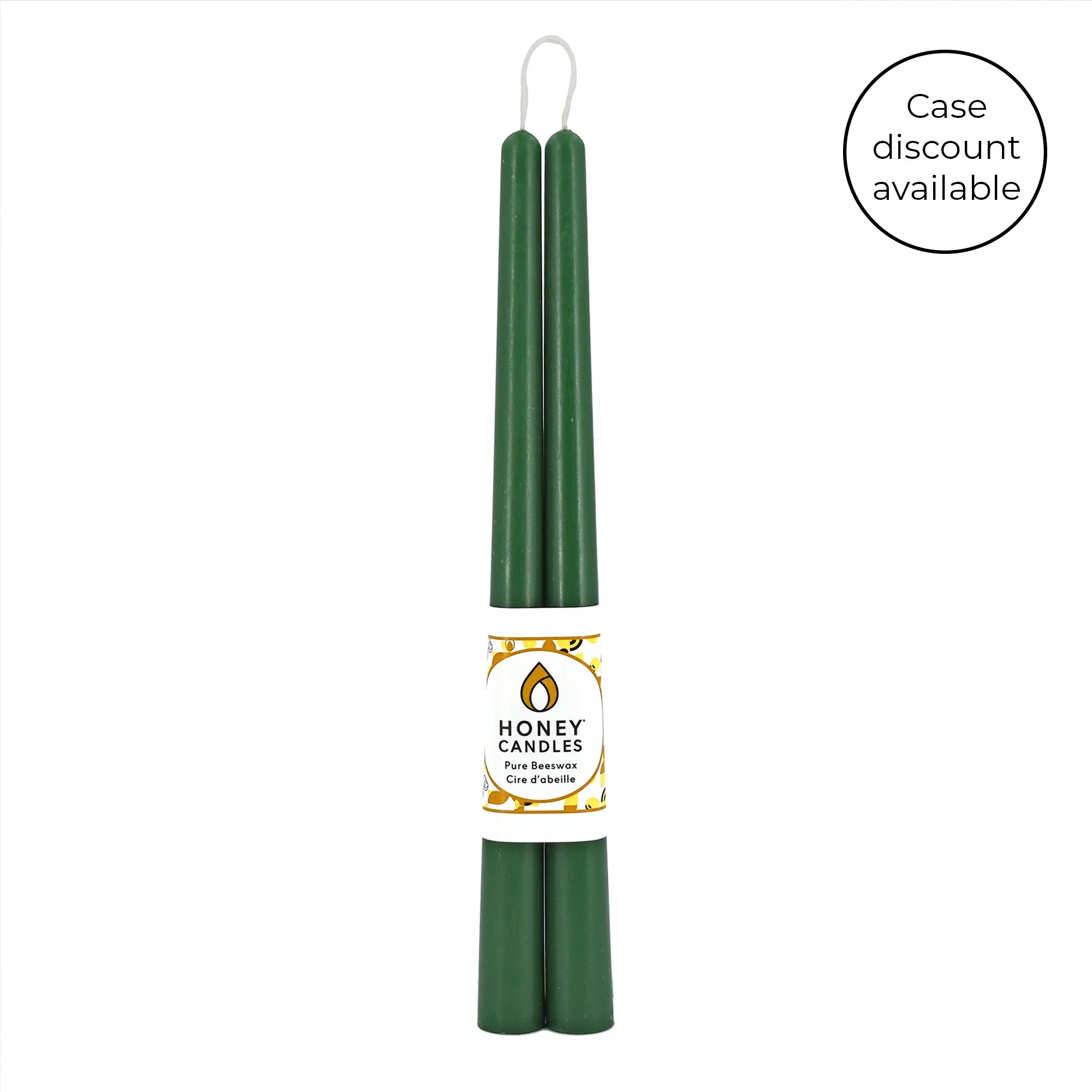 Honey Candles - 12 Inch Taper Candles - Pair - Image 11