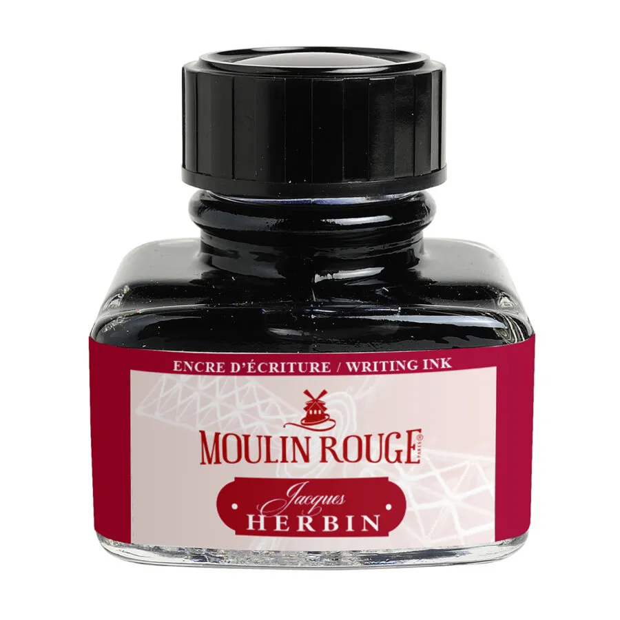 J. HERBIN - Fountain Pen Ink - Moulin Rouge - 30ml