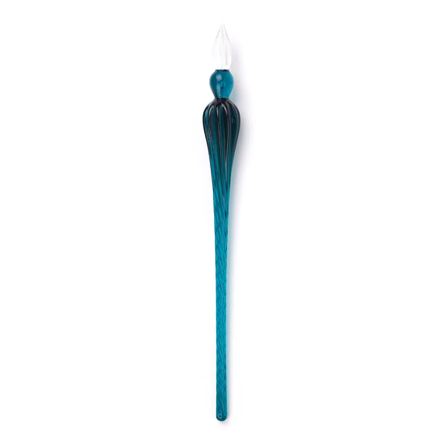 J. HERBIN - Round Glass Dip Pen | Emerald