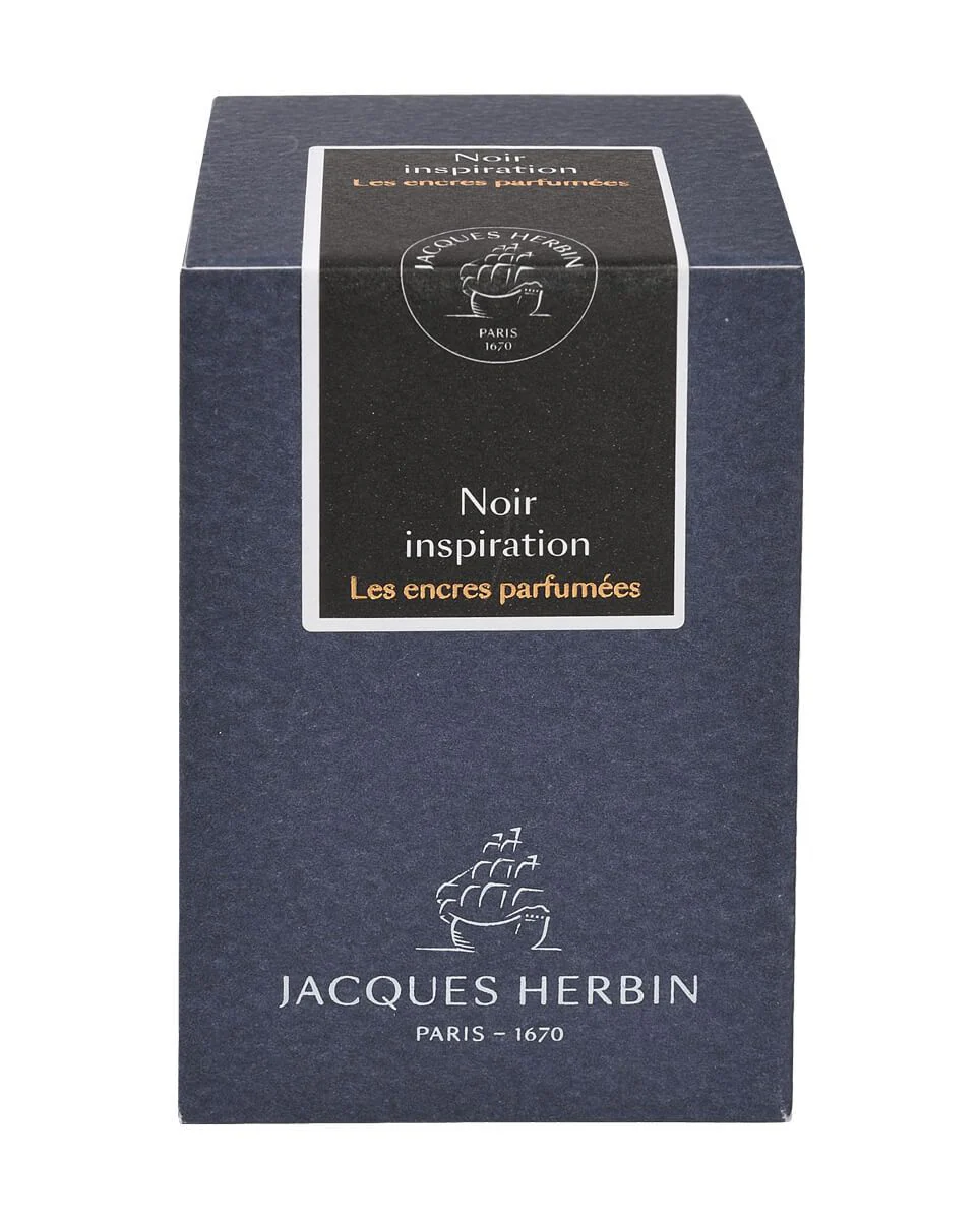 HERBIN - NOIR IMPRESSION - 50ML BOTTLE OF SCENTED INK - BLACK - Image 2